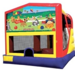 Cats & Dogs Theme Combo Bounce House Rental West Springfield MA