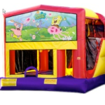 SpongeBob Squarepants Theme Combo Bounce House Rental West Springfield MA